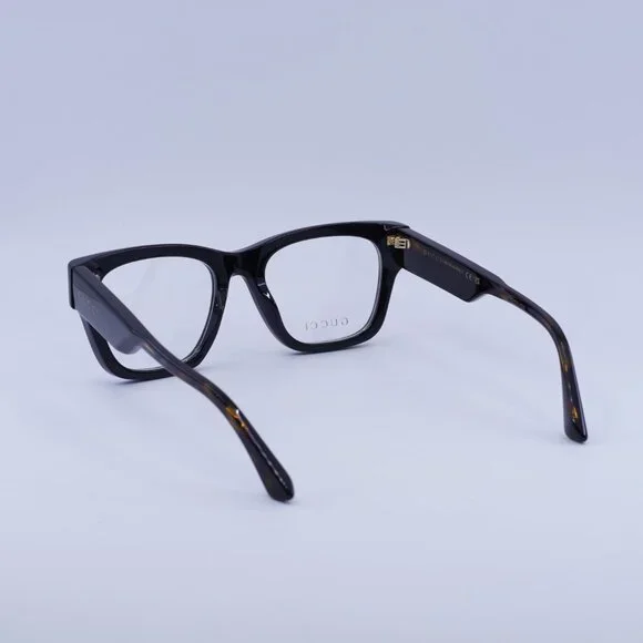 🕶️ New Gucci GG1669O 005 Eyeglasses - Black/Havana Frame 52mm